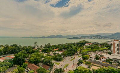 Cobertura Duplex No Centro De Floripa, Com Vista Mar