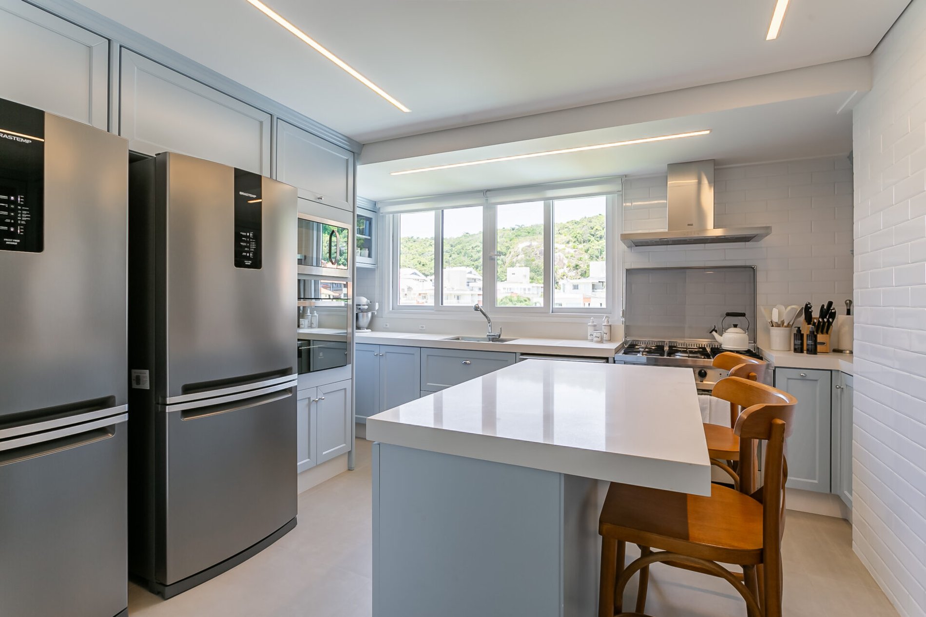 Cobertura frente mar na Praia Brava