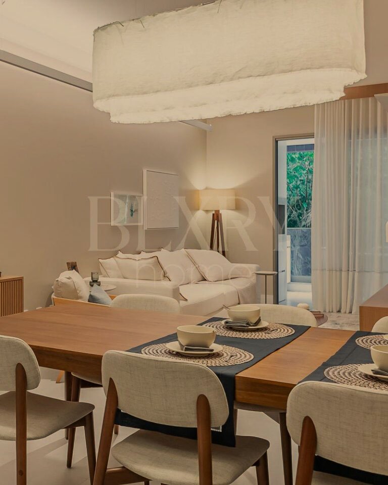 Apartamento decorado no Yacht Club em Jurerê