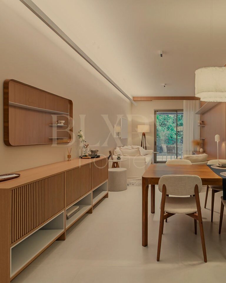 Apartamento decorado no Yacht Club em Jurerê