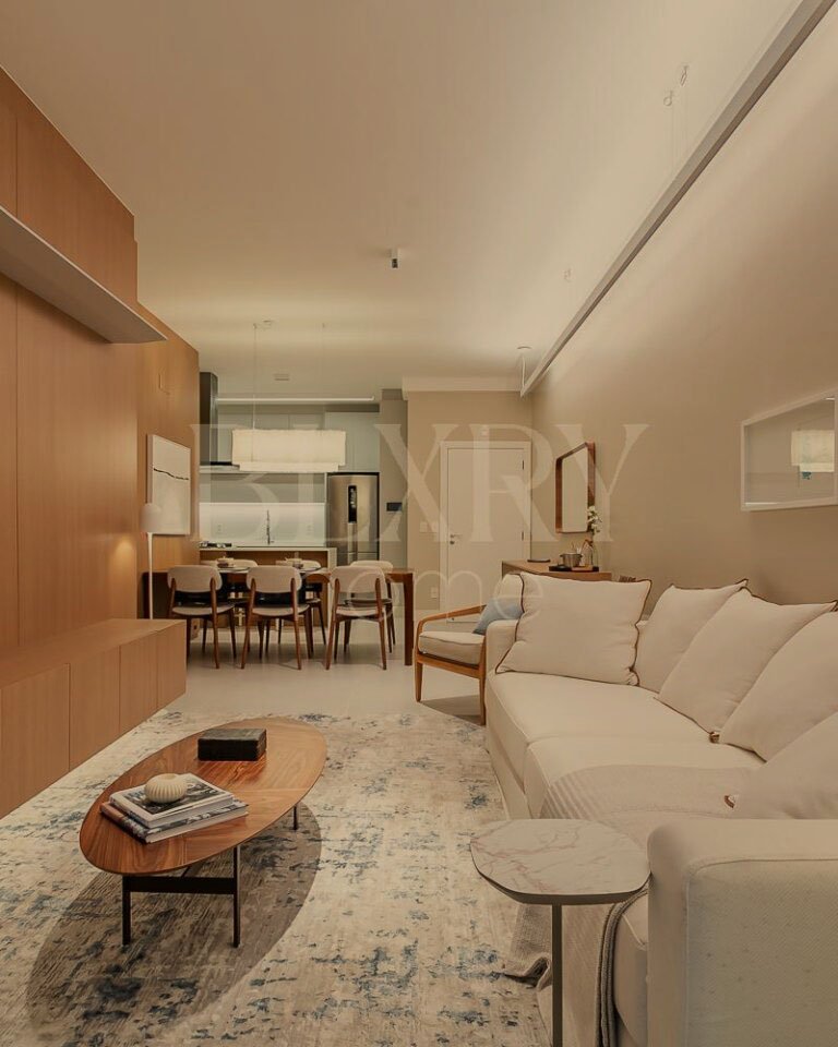 Apartamento decorado no Yacht Club em Jurerê