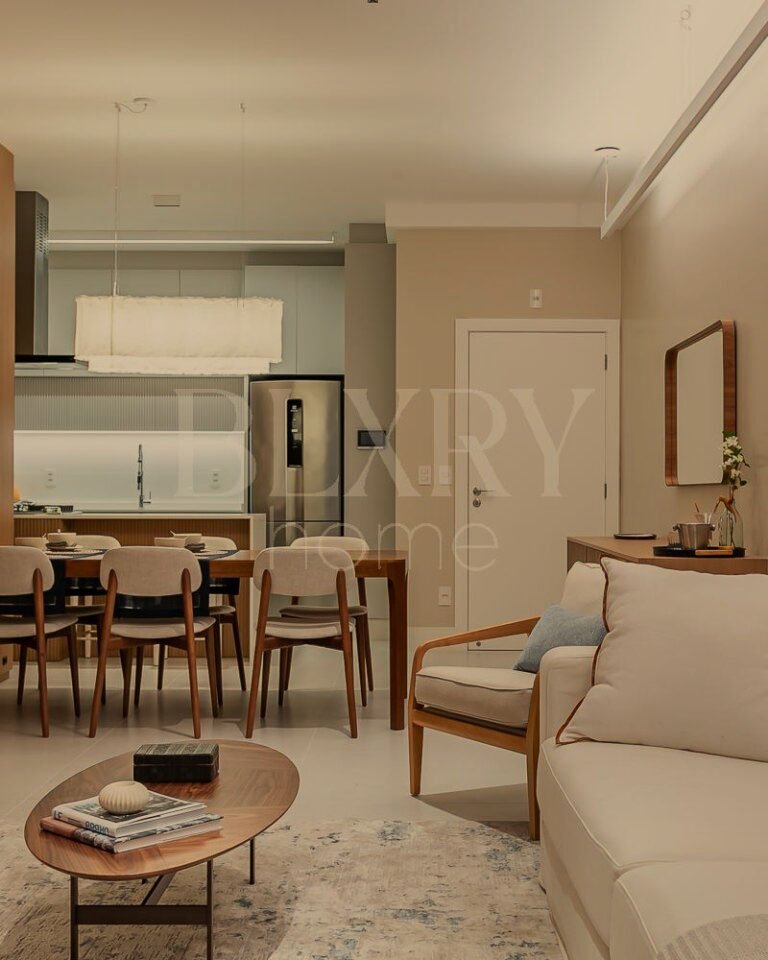 Apartamento decorado no Yacht Club em Jurerê