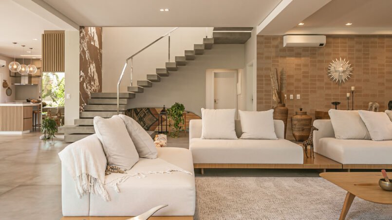 Casa com vista mar no Cacupé