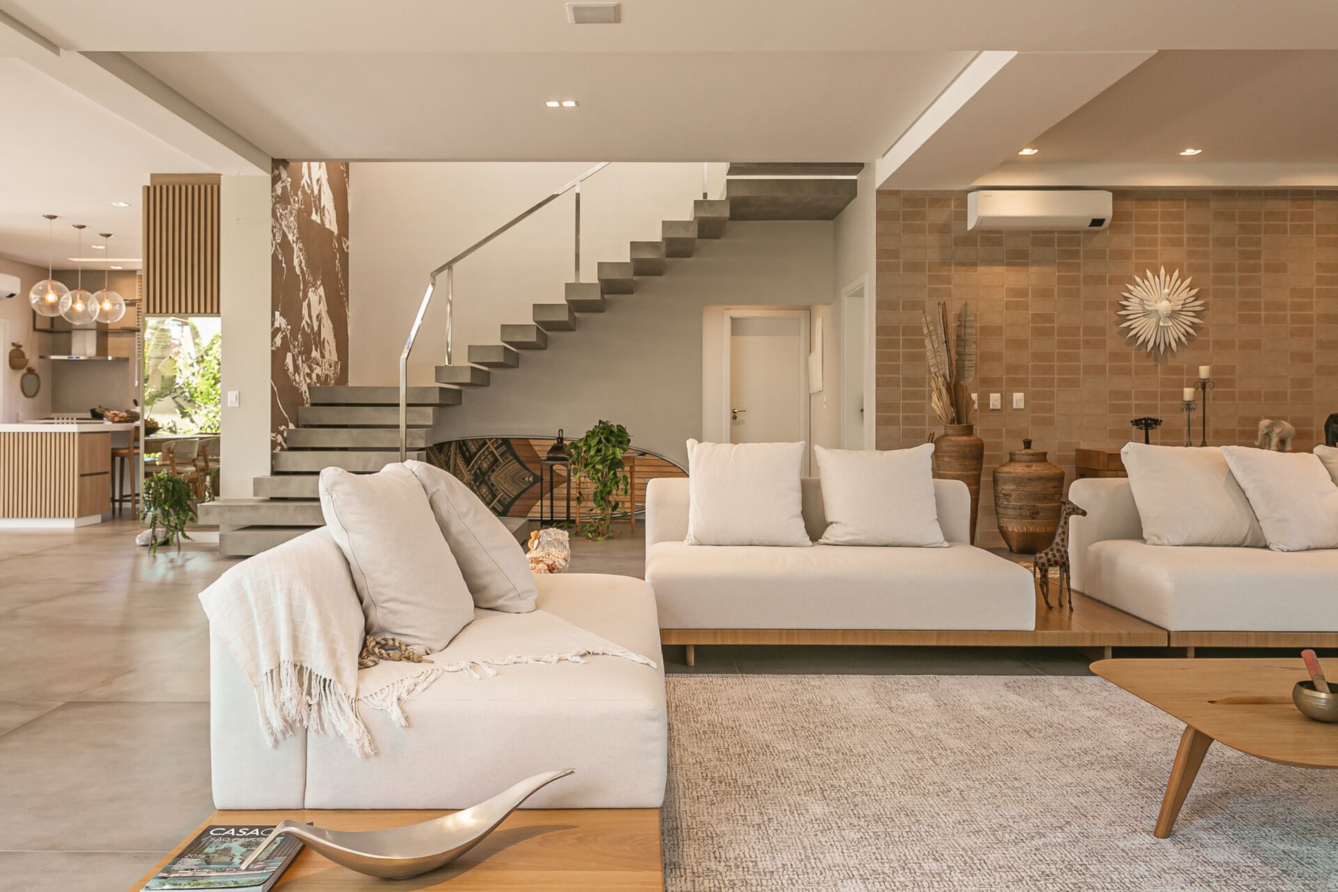 Casa com vista mar no Cacupé