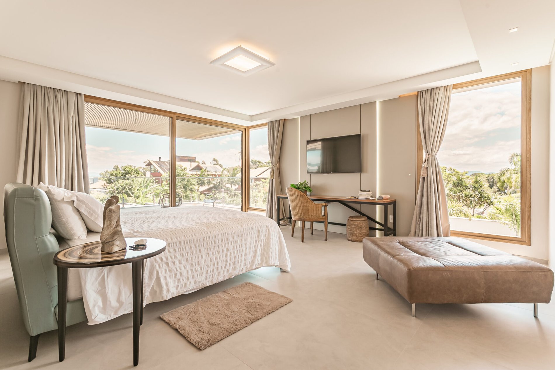 Casa com vista mar no Cacupé