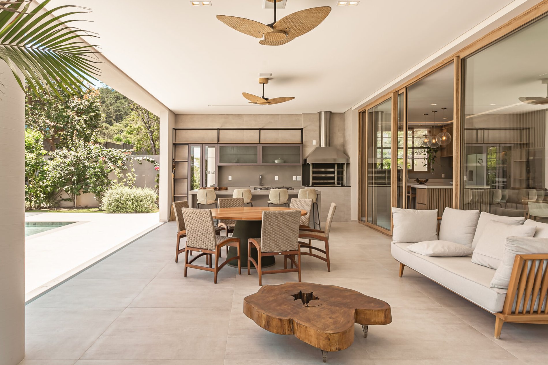 Casa com vista mar no Cacupé