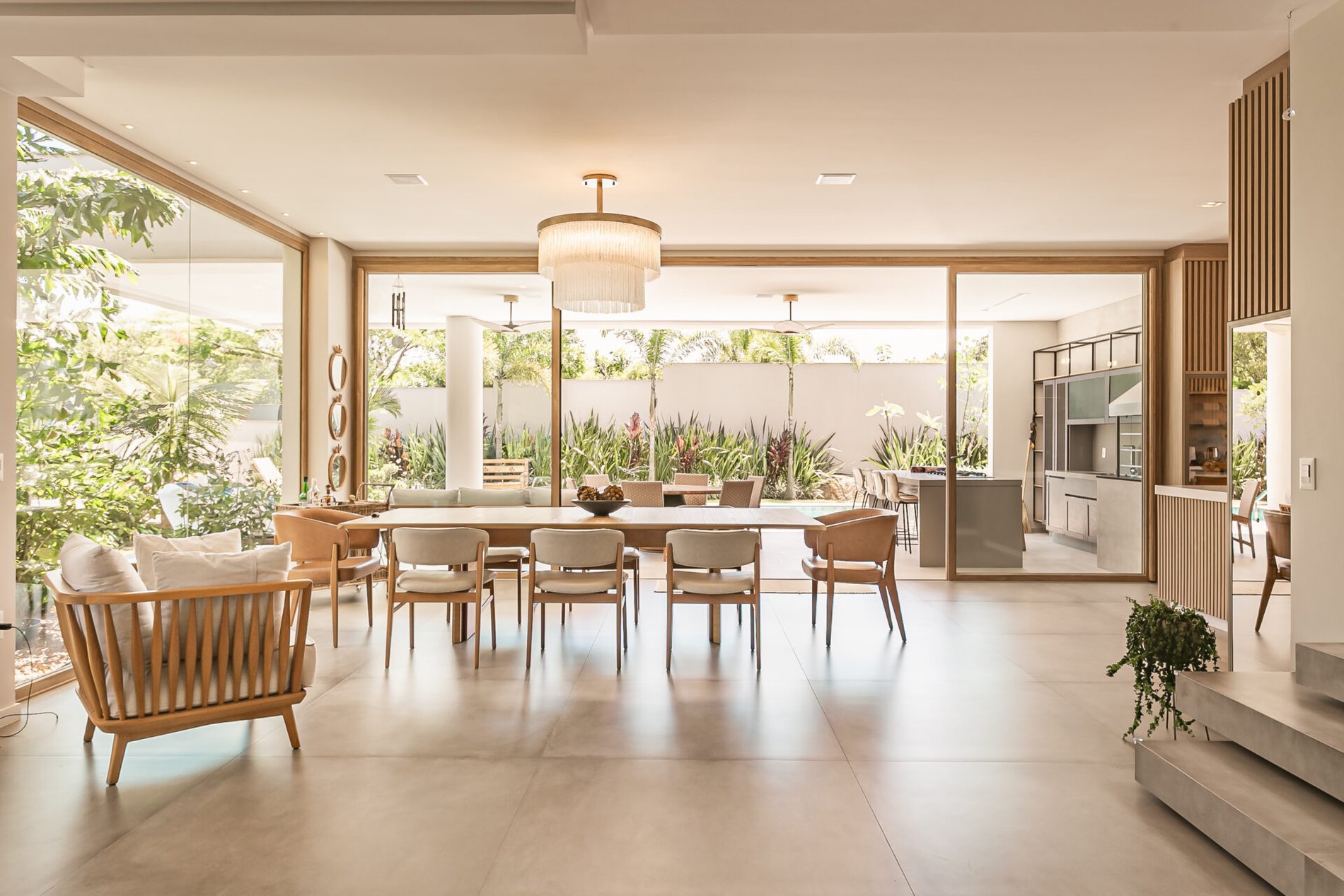 Casa com vista mar no Cacupé