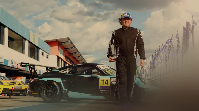 Campeão André Gaidzinski rumo à Porsche Cup Brasil 2025