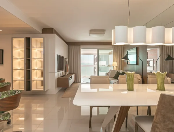 Apartamento 3 suítes com vista mar na Beira-mar