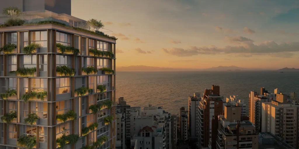 Apartamento de 4 suítes no D/Sense no Centro