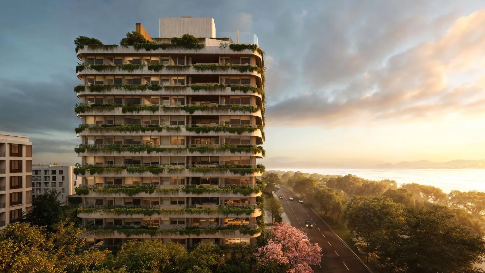 Apartamentos de alto padrão na Beira Mar Norte