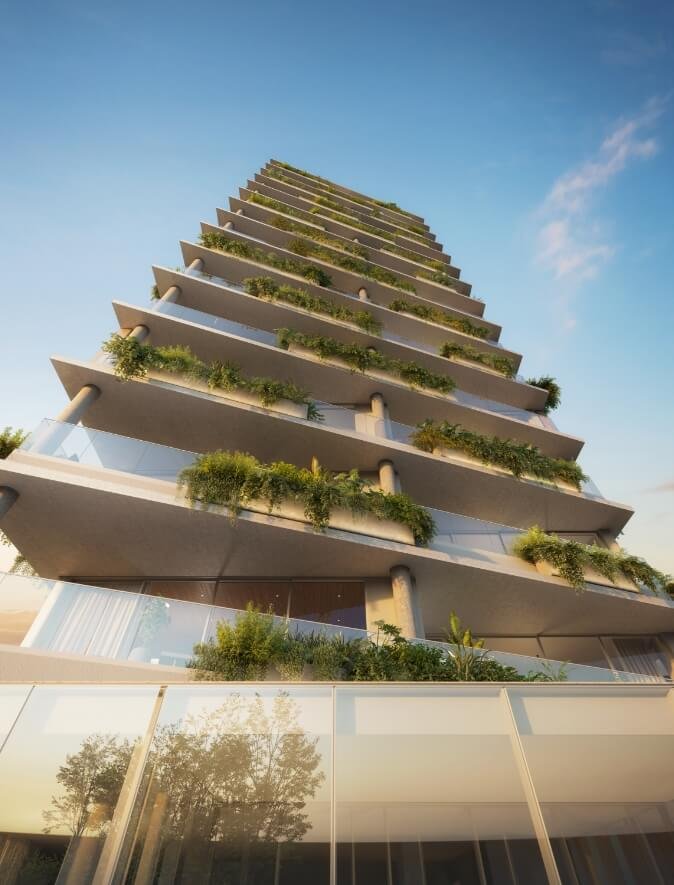 D/Sense: Apartamentos de Luxo de 3 a 4 Suítes Frente ao Mar