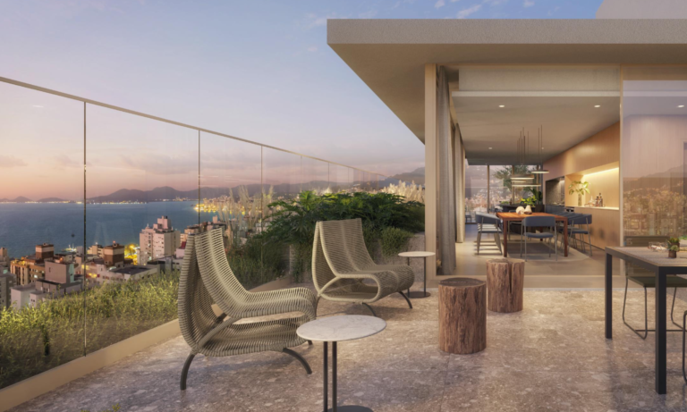 D/Sense: Apartamentos de Luxo de 3 a 4 Suítes Frente ao Mar