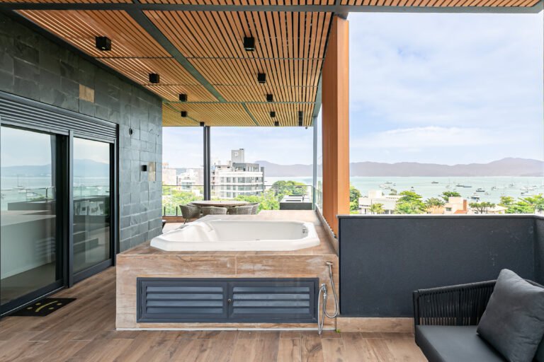 Casa com vista mar em Jurerê