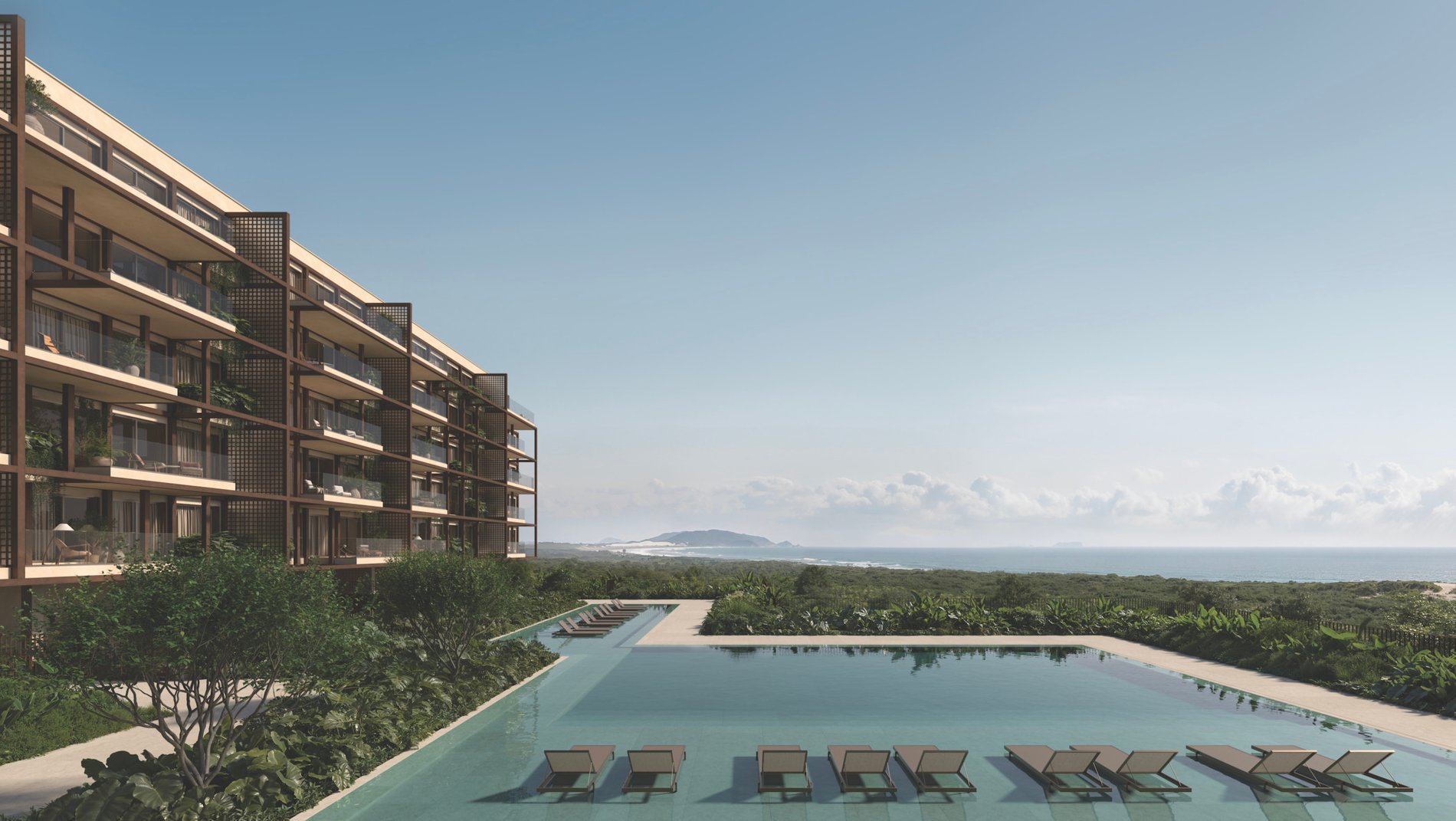 Apartamento de 2 suítes no Campeche