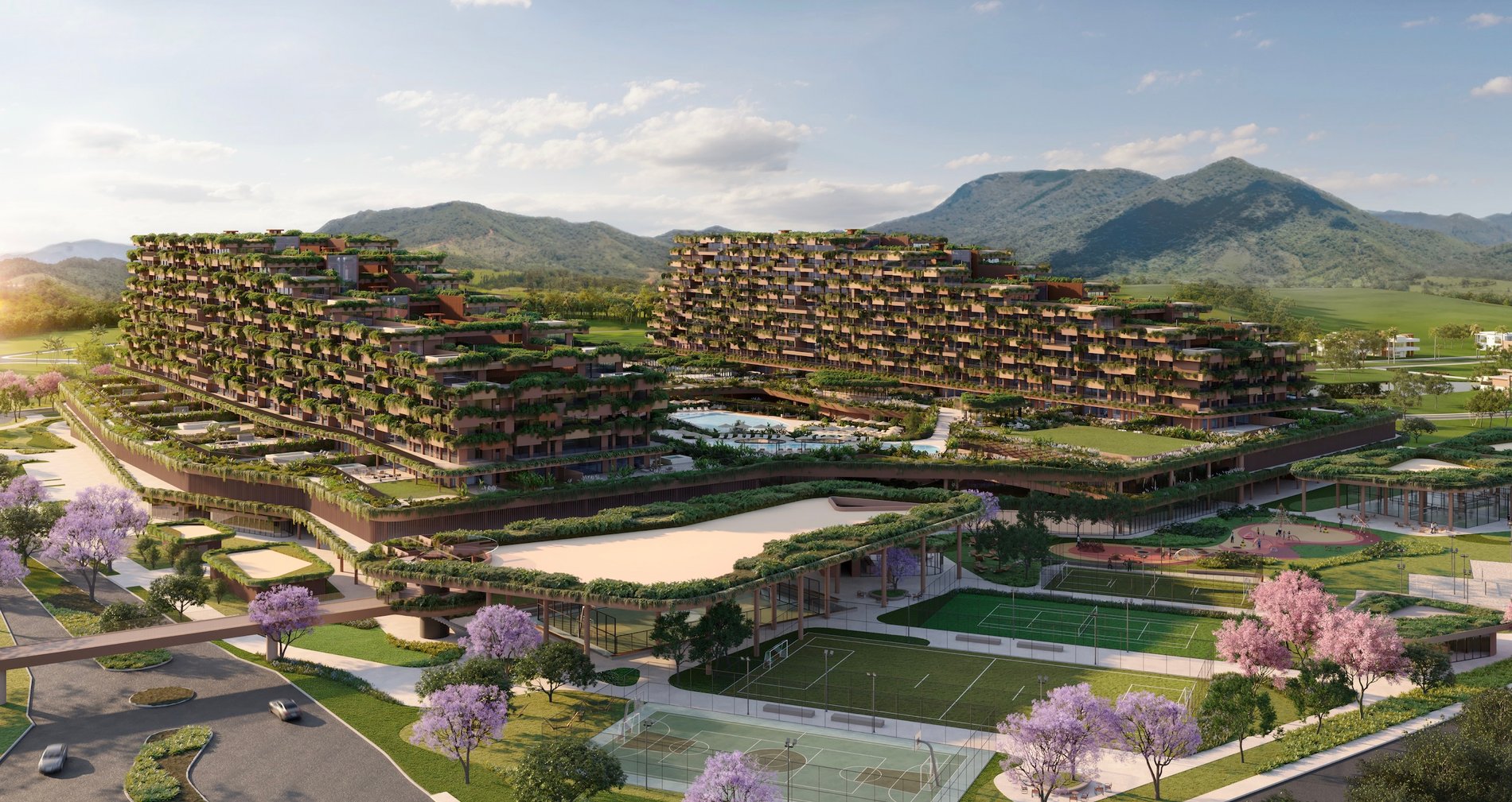 Residências Suspensas no Terra All Resort em Porto Belo