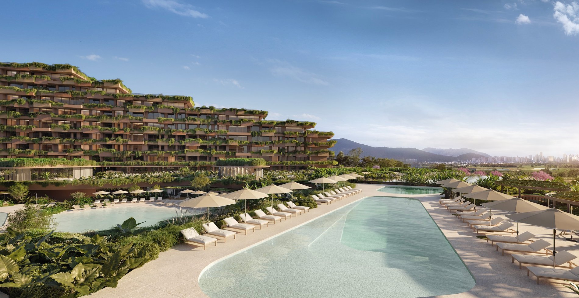 Residências Suspensas no Terra All Resort em Porto Belo