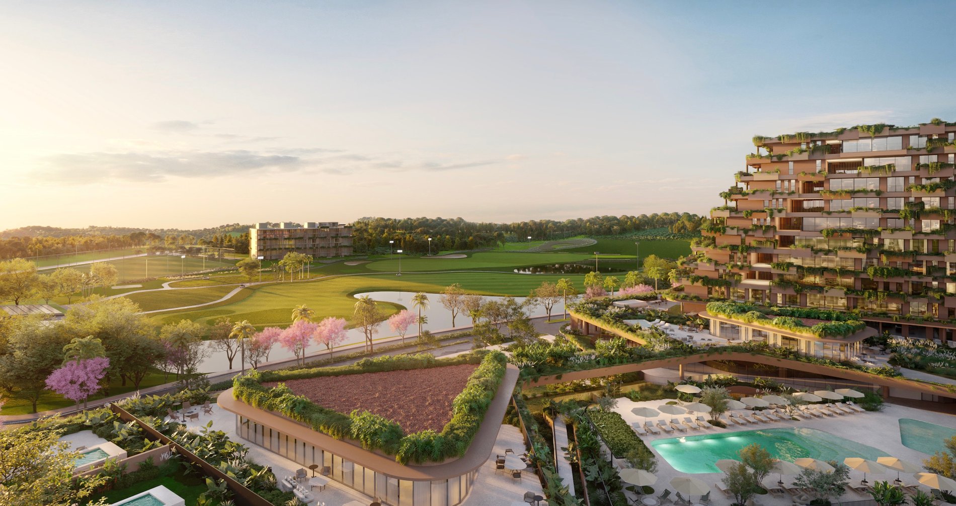 Residências Suspensas no Terra All Resort em Porto Belo