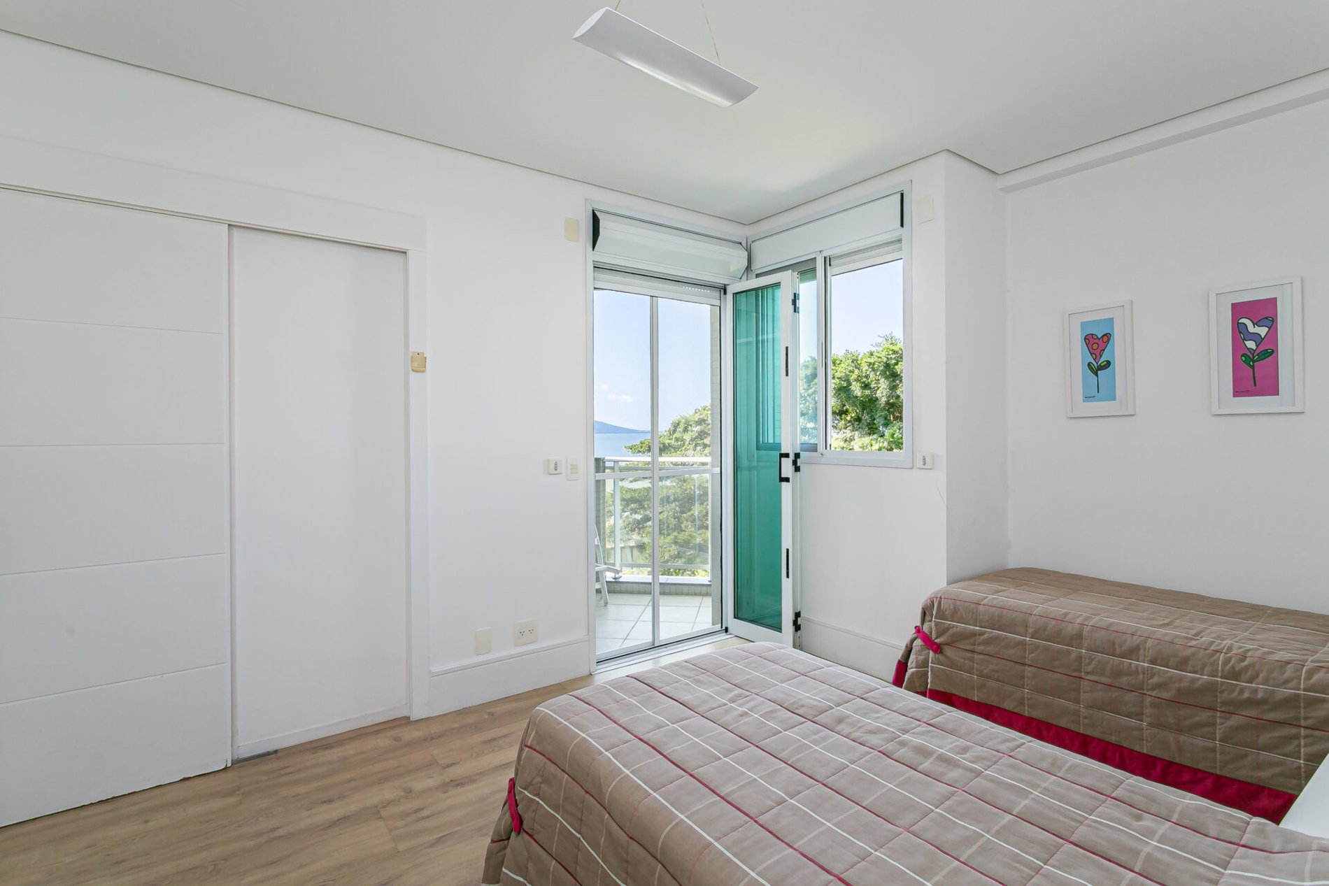 Apartamento com vista mar e vaga náutica em Coqueiros