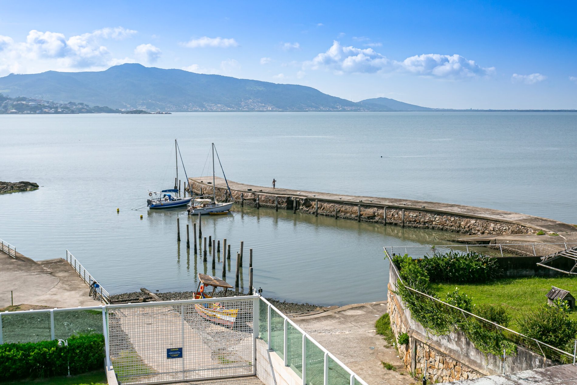 Apartamento com vista mar e vaga náutica em Coqueiros