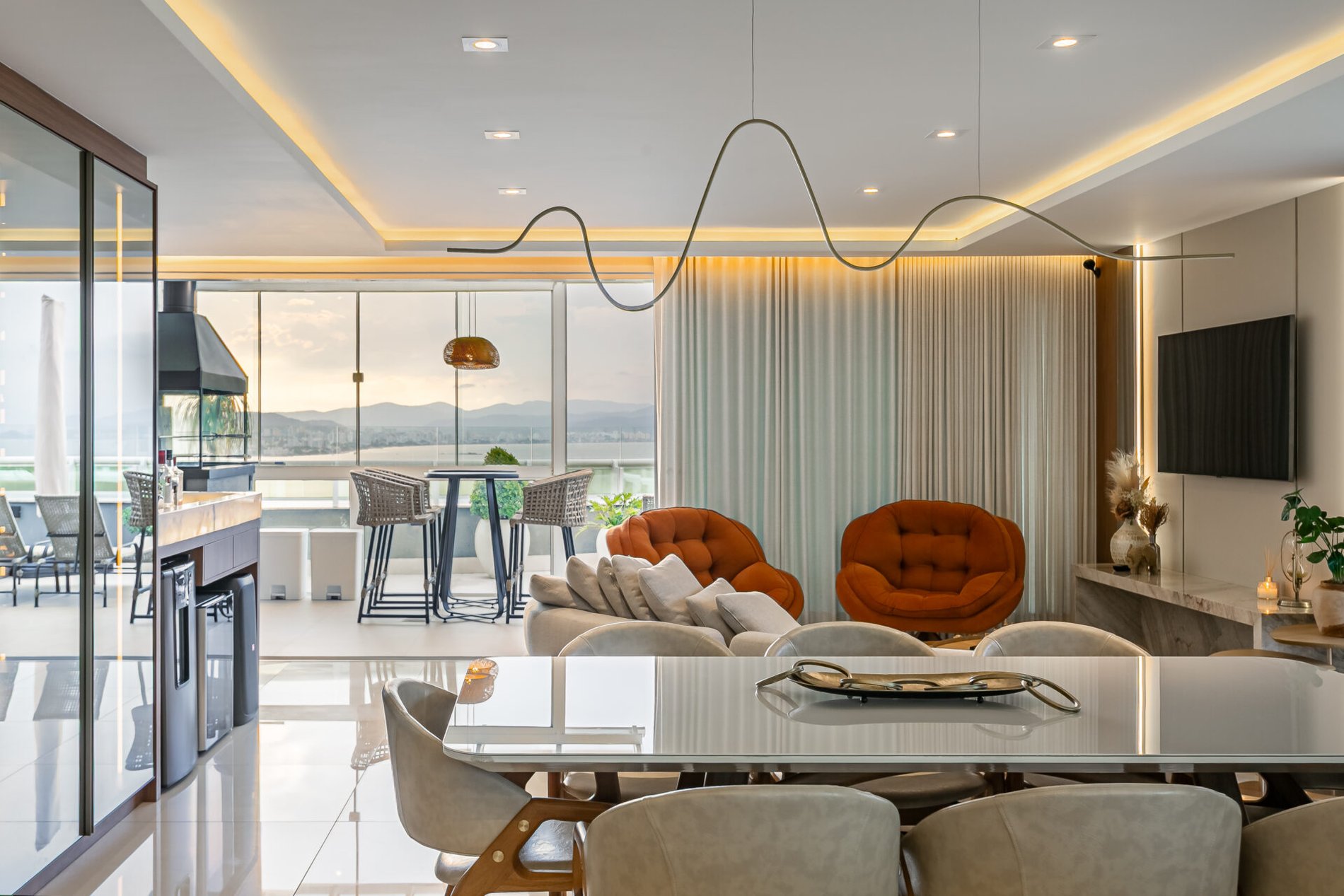 Cobertura vista mar na Agronômica