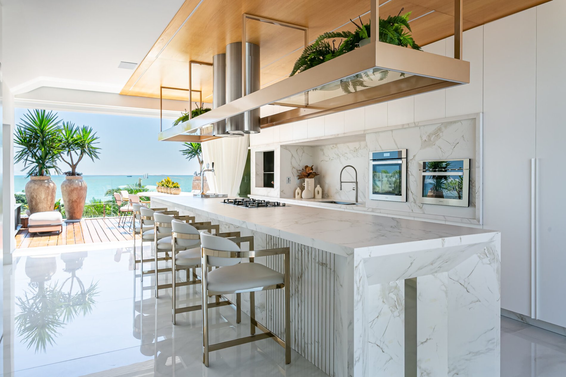 Casa com vista mar em Jurerê Internacional