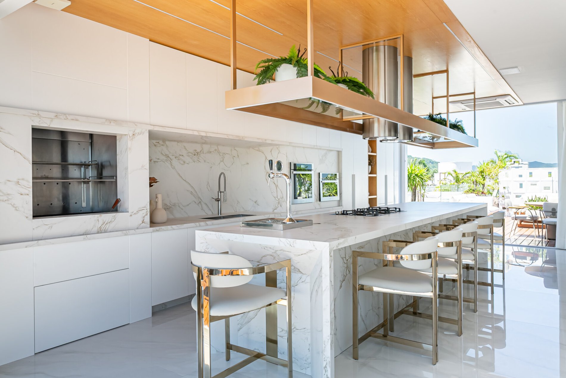 Casa com vista mar em Jurerê Internacional