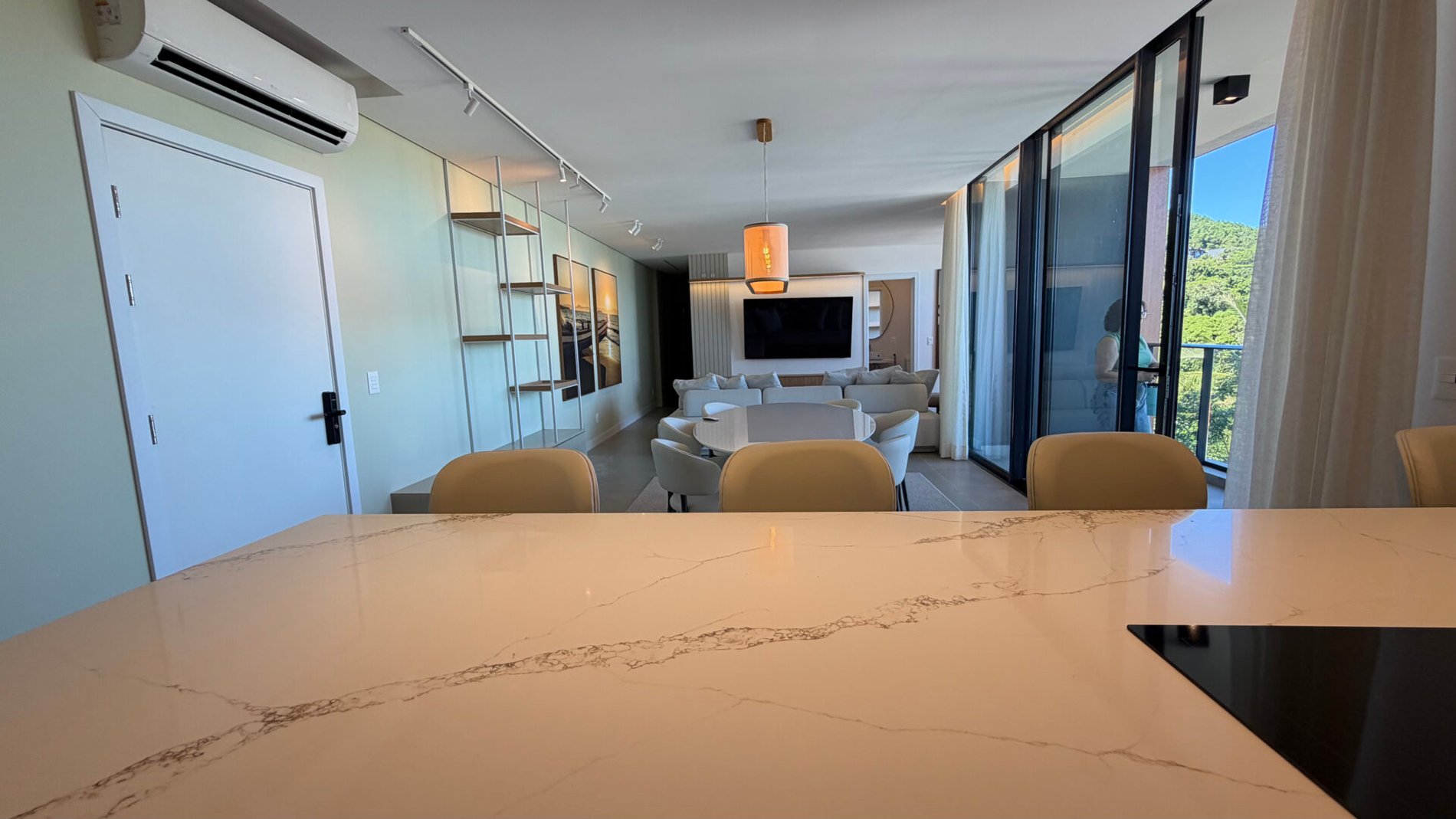 Apartamento vista mar em Canajurê