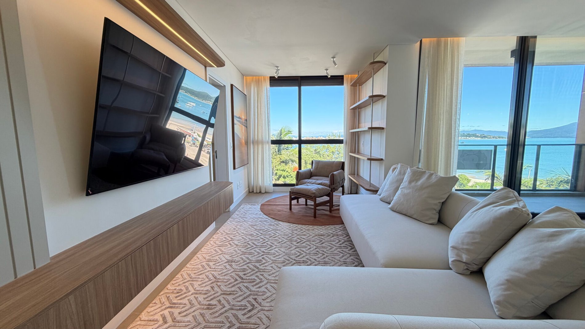 Apartamento vista mar em Canajurê